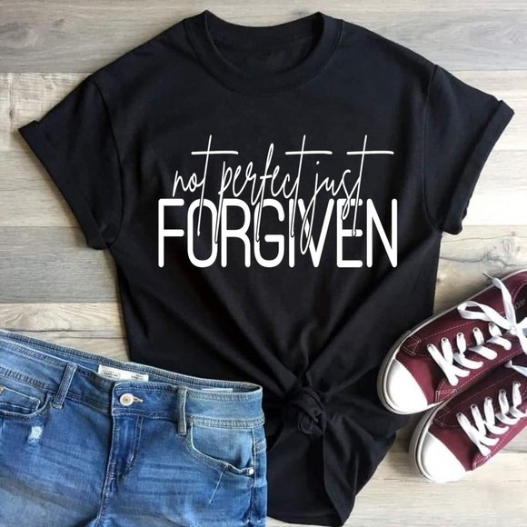 Tops - Not Perfect Just Forgiven Softstyle® Fitted T-Shirt